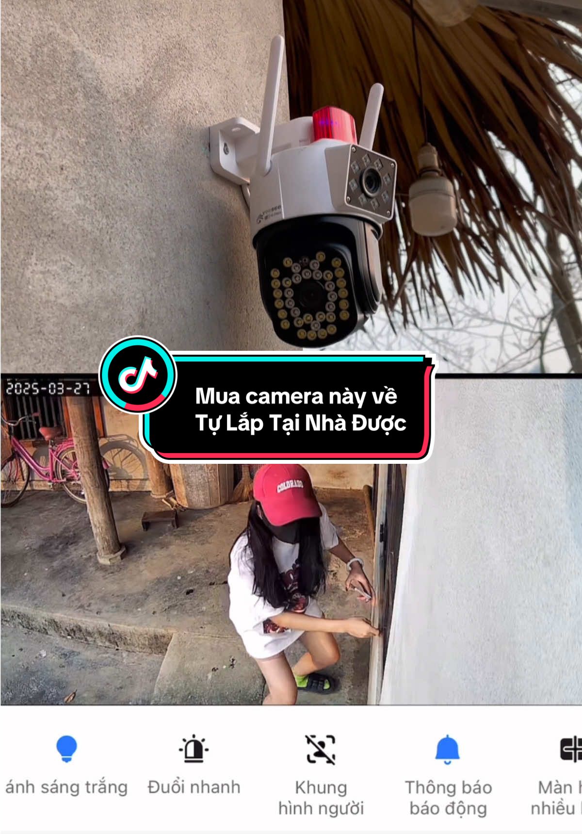 Nếu như nhà có wifi sẵn , thì nên tận dụng lắp chiếc camera này nha #camerawifi  #camera2matyoosee #camerangoaitroi  #xuhuong  #huongbinhthuong  