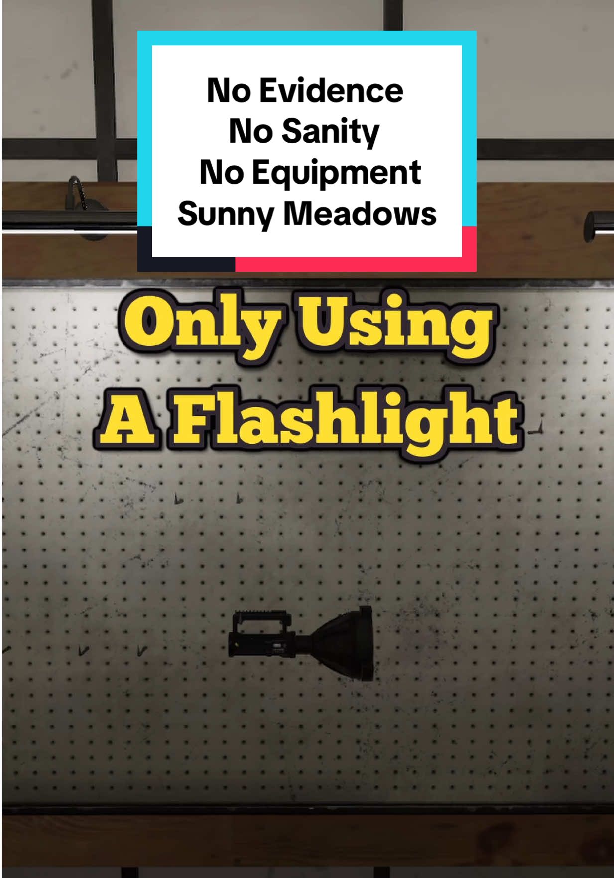 10.62x Custom Difficulty round on Sunny Meadows, using just a Flashlight! #phasmophobia #phasmophobiagame #phasmophobiaclips #phasmo 
