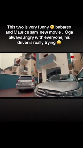 This two is very funny 😀 babarex and Maurice sam  new movie .  Oga always angry with everyone, his driver is really trying 😀.#fypシ゚ #treasurejthomas #nollywoodmovies 