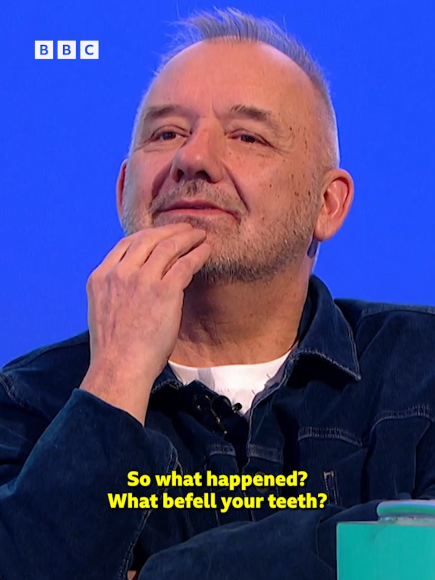 Bob Mortimer is a legend 😂 That time Bob Mortimer on Would I Lie to You said he had to pull out of a TV show because his teeth fell out #WILTY #BobMortimer #DavidMitchell #Throwback