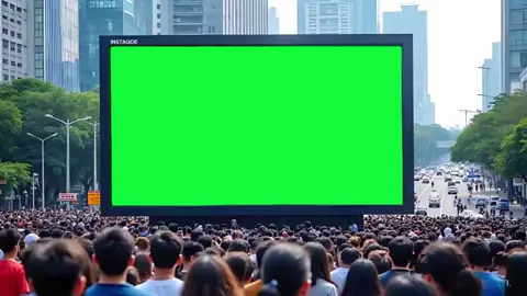 BILLBOARD 05min #billboard #greenscreen #trend #viral #frame #fyp #CapCut 