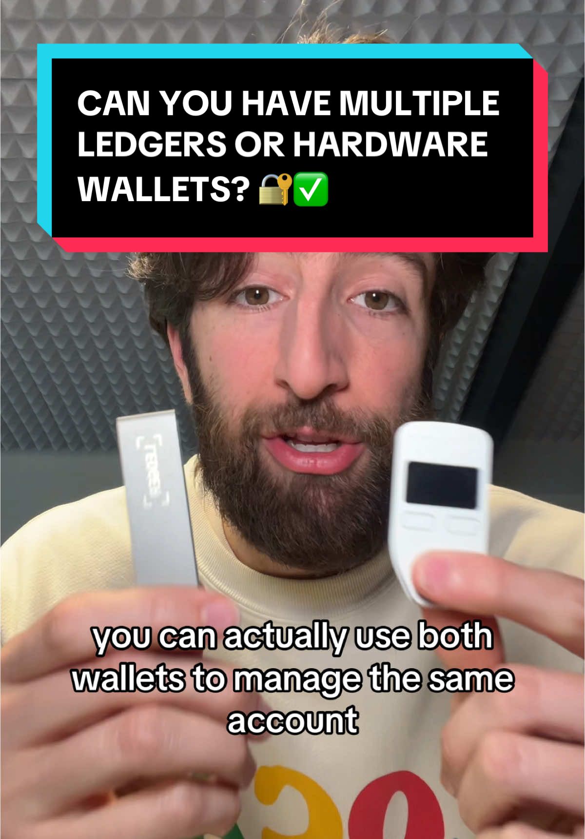 Replying to @Jeroen hardware wallets are compatible with eachother and you can make multiple copies of them! ✅