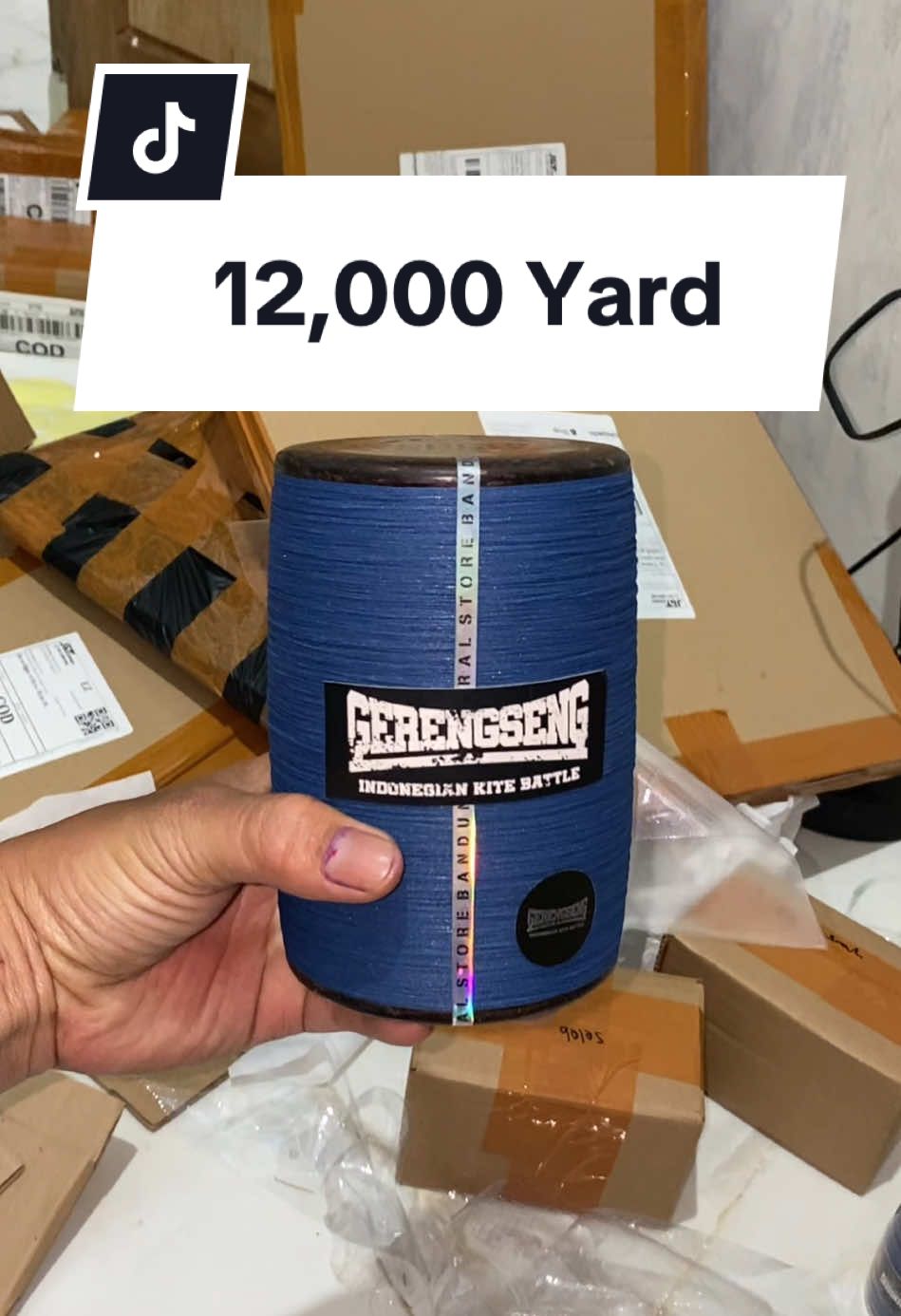 Gelasan 12,000 yard gerengseng 