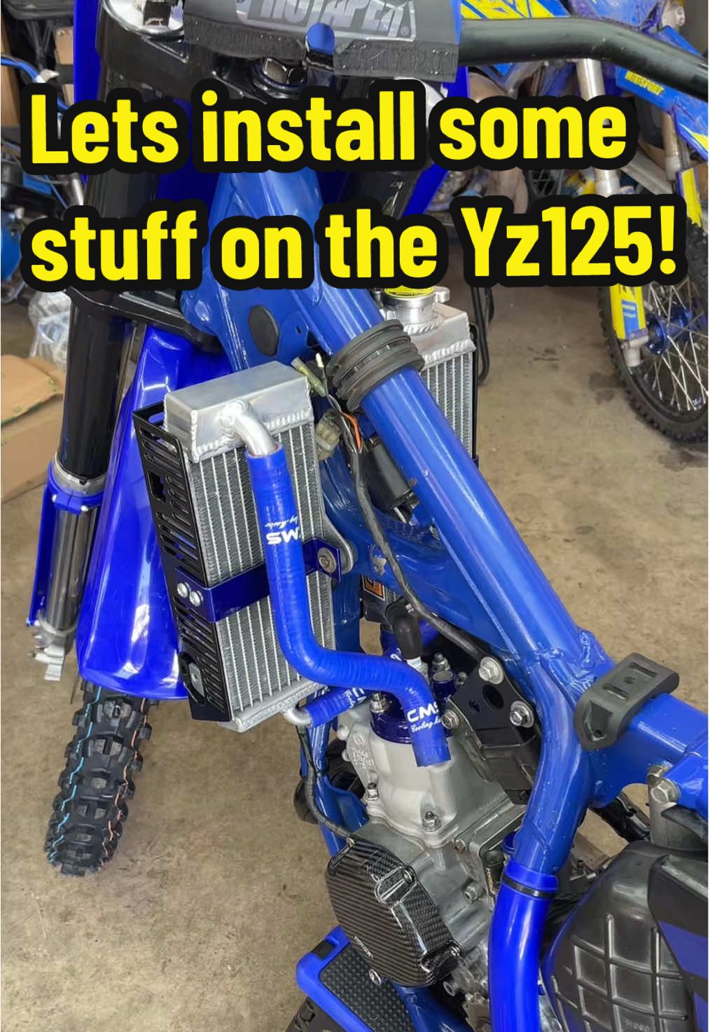 Let’s hook up the CDI Box on the Yz125 and also get those hose clamps on! 🙏🔥 Can anyone think of anything I need to do before I put the tank back on besides the throttle cable?! 🤔  #darzrt #yz125 #yz125💙 #yz125x #yamaha #2stroke #mototok #foryou #fyp  