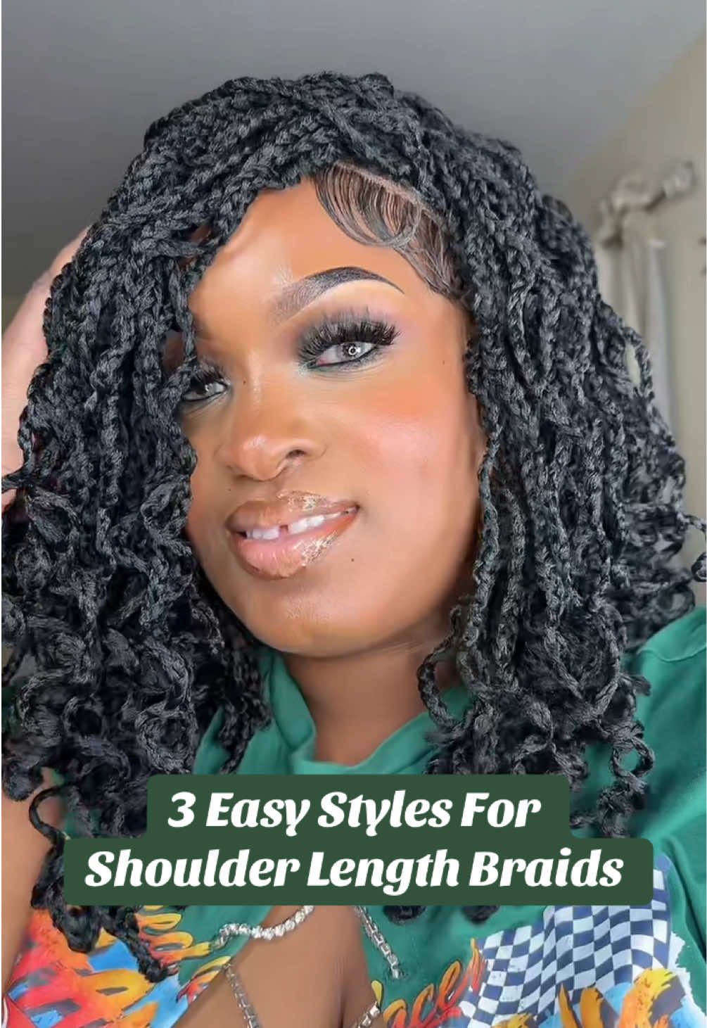 Which one is your favorite style on me? ☺️  #ShoulderLengthBraids #BraidedHairstyles #ProtectiveStyles #BraidsForDays #KnotlessBraids #BraidedBeauty #NaturalHairGoals #BraidsAndBeads #CuteBraidedStyles #EffortlessBraids #TrendyBraids #MediumLengthBraids #BraidedLooks #StylishBraids #braidsinspo 