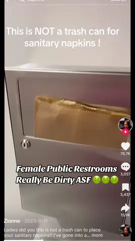 Have yall ever seen multiple paper bags?? #fyp #foryou #sanitarytrash #publicrestrooms 
