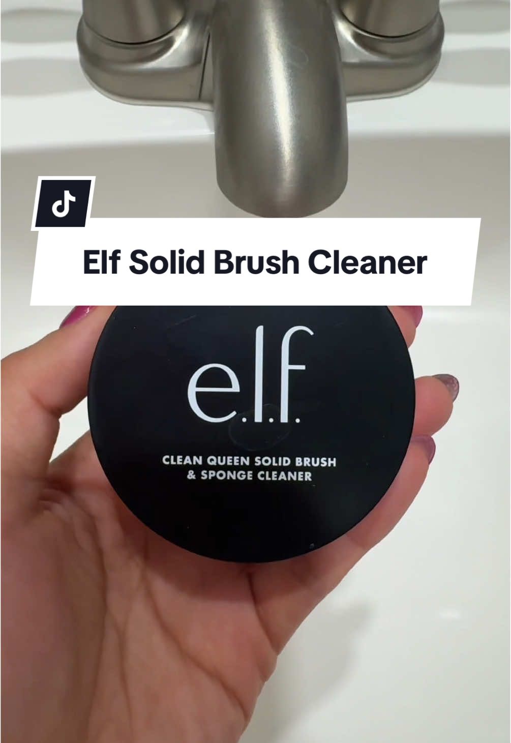 @e.l.f. Cosmetics Solid Brush & Sponge Cleaner is a must have! Wash your makeup brushes your skin will thank you! #elfbrushcleaner #elfcosmetics #brushcleaner #makeupbrushsoap #makeupspongecleaner #makeupspongesoap #cleanmymakeupbrushes 