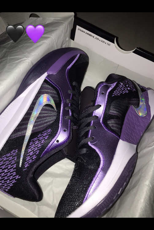 🖤💜 #fyp #viral #sabrina2 #sabrina #hoopshoes #black #violet 