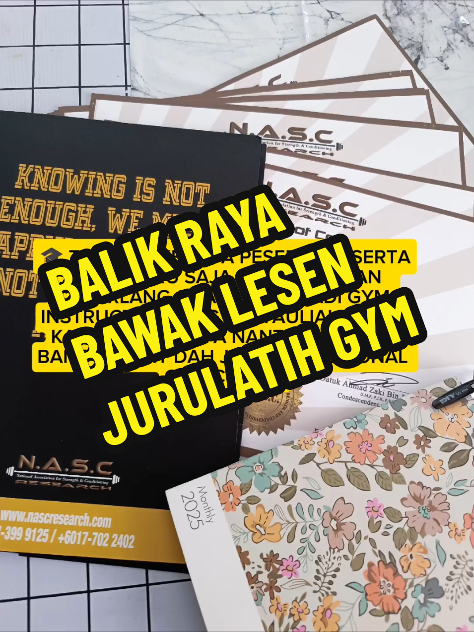 Tahniah Coaches! Berbaloi kerja keras belajar untuk ambik exam sebelum raya.. Balik raya ni dah boleh tayang lesen jurulatih 🤭 Selamat Hari Raya!
