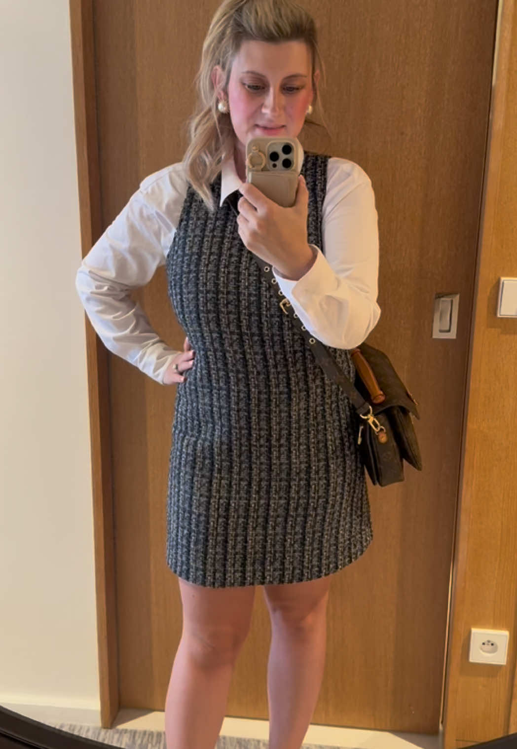 Morning fit check in Paris—off to the Louvre, Louis Vuitton Café & a little shopping spree. Parisian vibes all day! #ParisOOTD #TravelStyle #LifestyleVlog #ParisVibes #LouvreMuseum #LouisVuittonCafe #ParisShopping #TravelTok #FashionInParis #ChicTravel
