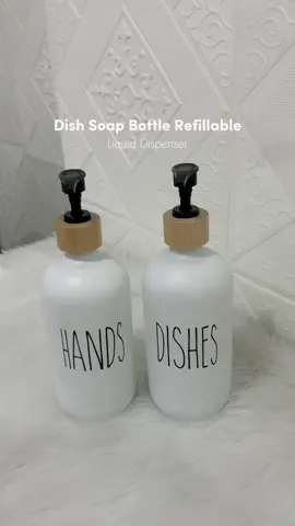 HANDS & DISH Soap Bottle Refillable🧴🫧🧼  Super SULIT 💯 #fyp #tiktokph #featurethis #featureme #foryourpage #foryoupage #foryoupageofficial #dishbottle #handsbottle #dishsoapbottle #dishdispenser #kitchenfinds #kitchenfindsph 