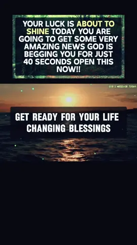 ✝️Your Luck Is About To Shine Today..🤫💯 Gods Message Today | god message now | god says #god ​ #forupage #godmessage #fypシ #viral #jesus #bible #christiantiktok #godmessageforyou 
