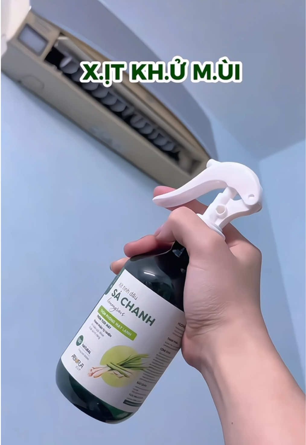 Chai xịt tinh dầu khử mùi máy lạnh hương chanh sả #vuatinhdau #tinhdauthiennhien #xittinhdau #tinhdaukhumui #xitthomphong #xitthomphongmaylanh #xitthom #abura #xuhuong #viral #zin_reviu 
