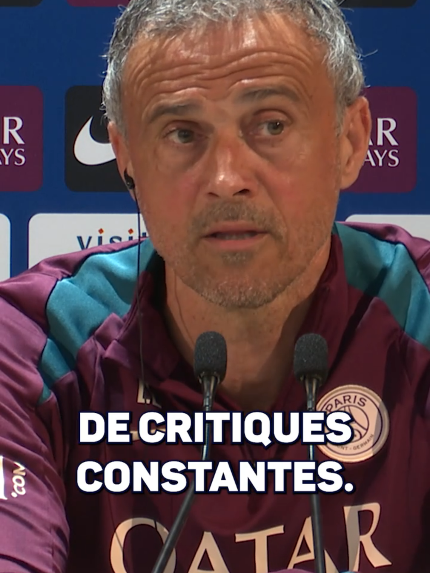 🔴🔵 PSG - Luis Enrique : “Je suis habitué aux critiques” #Football #Foot #PSG #Paris #ParisSaintGermain #Interview #LuisEnrique #Sport #SportsTikTok