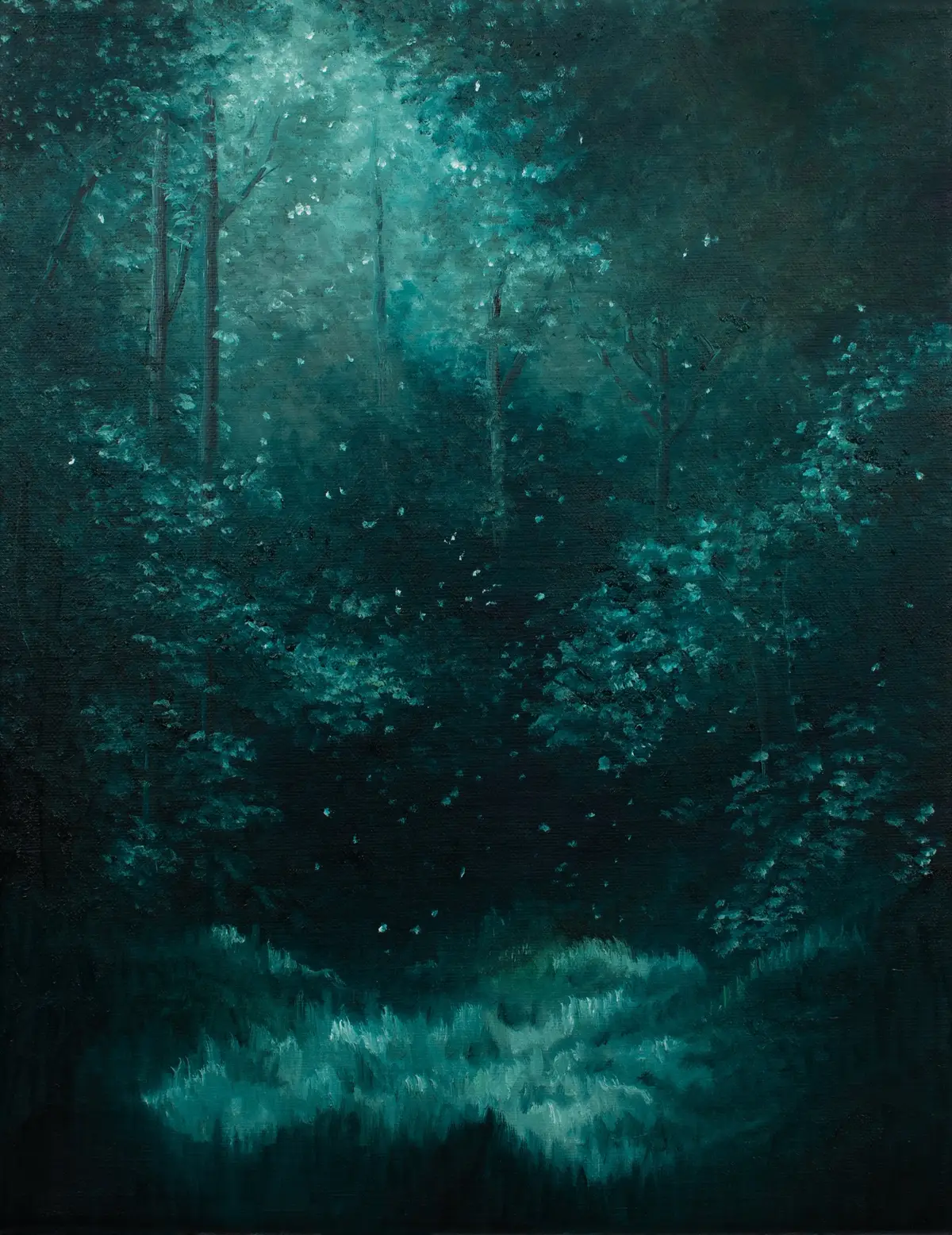 This is the very first painting I ever made that looks like “Where Light Lingers.” It’s just 8x10 inches, painted over five years ago on a quiet day when I had no idea where this art journey would take me. It was one of those rare moments where something clicked—like I had found a little piece of myself on the canvas. That tiny painting stole my heart back then, and recreating it now in a larger format—with more depth, more light, and all the growth I’ve carried since—felt like coming full circle. “Where Light Lingers” ends tonight at 6 PM MST. You can view and bid here: www.rivkawilkinsart.com I’m also tweaking how I release new work. I know it’s a lot to get multiple emails in one week—I feel it too. So going forward, I’ll be sharing two paintings per week, only on Tuesdays. I might change things again later (I’m still figuring it out), but I’m trying to find the right rhythm for me, my family, and for you. Talking with you during lives, hearing your stories, and watching you welcome these paintings into your homes—it’s meant everything to me. With rising costs and all the unknowns lately, every release comes with a wave of fear that I won’t make enough to keep going. But you always show up. You always pull through for me. Thank you—for giving me this chance in the beginning, for still being here now, and for whatever comes next. I truly can’t express what that means to me. Just… thank you. For everything. 🥹🥹 #WhereLightLingers #ArtThatFeels #OilPaintingAuction #ArtWithHeart #ArtCollectors #ContemporaryLandscape #ForestPainting #NatureInOil #RivkaWilkinsArt #GratefulBeyondWords