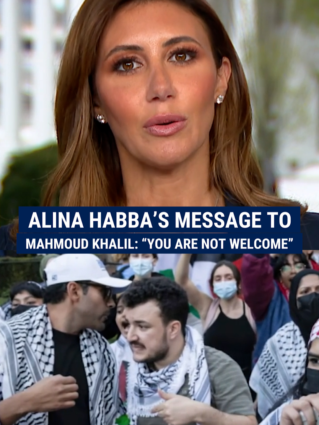Former Trump attorney Alina Habba has a message for the anti-Israel Columbia University grad student who was arrested by ICE for allegedly supporting Hamas: 