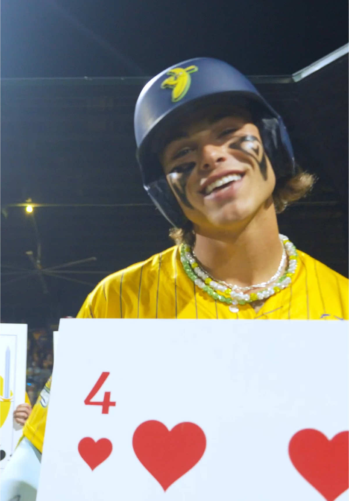 another day, another poker face🤷‍♂️ @Kyle “KJ” Jackson #ladygaga #savannahbananas #pokerface 