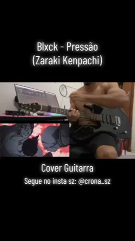 Blxck - Pressão (Zaraki Kenpachi) Cover Guitarra #rapgeek #geek #cover #guitarcover #metal #nerdcore #guitar #bleach #zaraki #bankai #blxck 