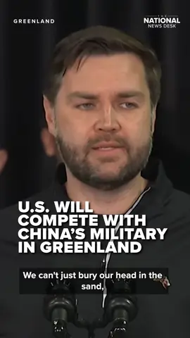 On Friday, Vice President JD Vance delivered remarks to members of the U.S. military in Greenland. He spoke on China’s interest in Greenland. Click the link in our bio for more on Vance's visit.