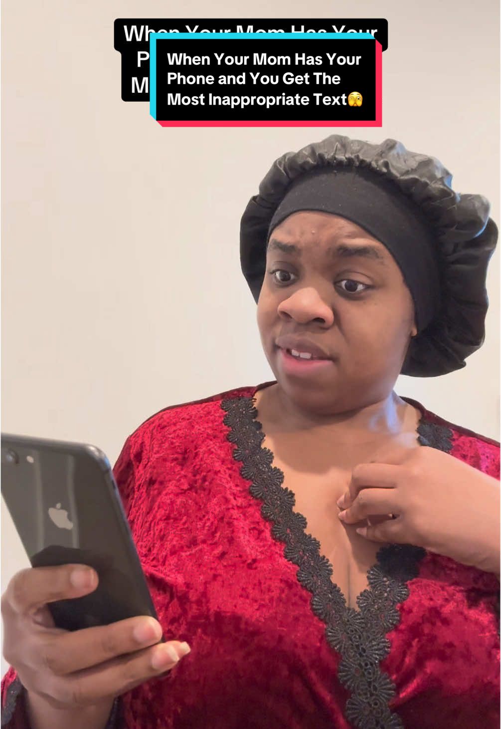 Then the next time she sees you It’s “Did you ever text Drew back?😏” #skit #relatable #mom 