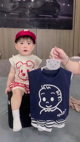 Bộ thun hoạ tiết cho bé , mặc đi ngủ đi chơi đều oke lunn nè các mẹ ơii #dohechobe #dobochobeyeu #giadinhbap🌽 