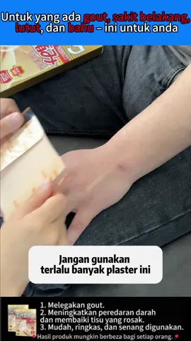 have a try#PelepasanGout #TampalanSemulajadi #GoutRelief #goutyarthritis #YYH