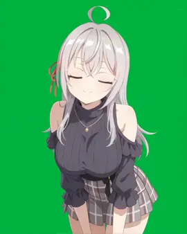 Mentahan gfx alya🥰 sorry kalo jelek😅 ------------------------------- sound nya ganti aja ye, kalo mau pake #anime #edit #alya #greenscreen #video #gfxdesign #tokidokibosottorussian 