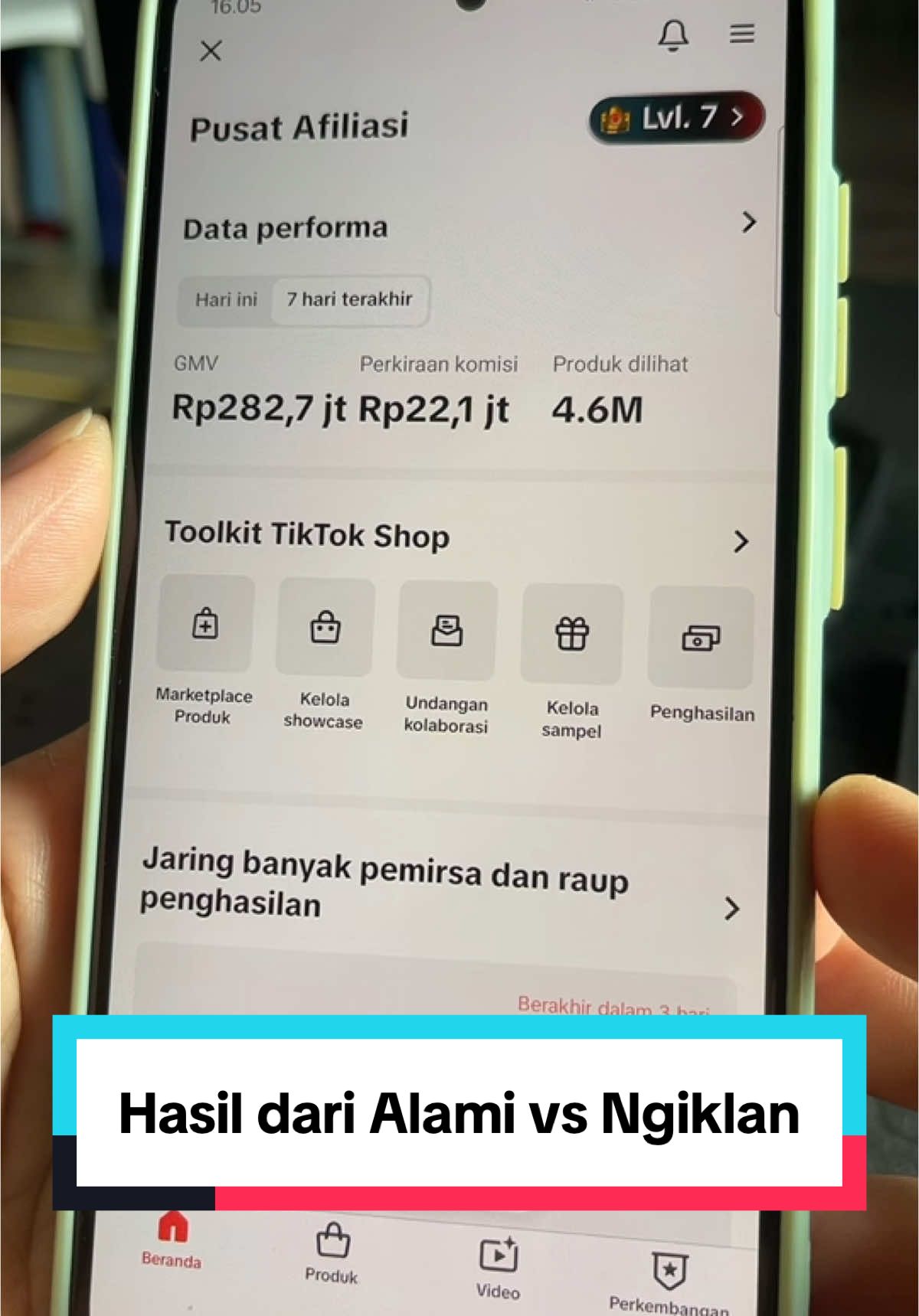 Penghasilan Tiktok Affiliate dari Alami dengan Ngiklan besar mana ⁉️ #affiliatetiktok #penghasilantiktok #penghasilanaffiliasi #cuanaffiliatetiktok #edukasiaffiliate 