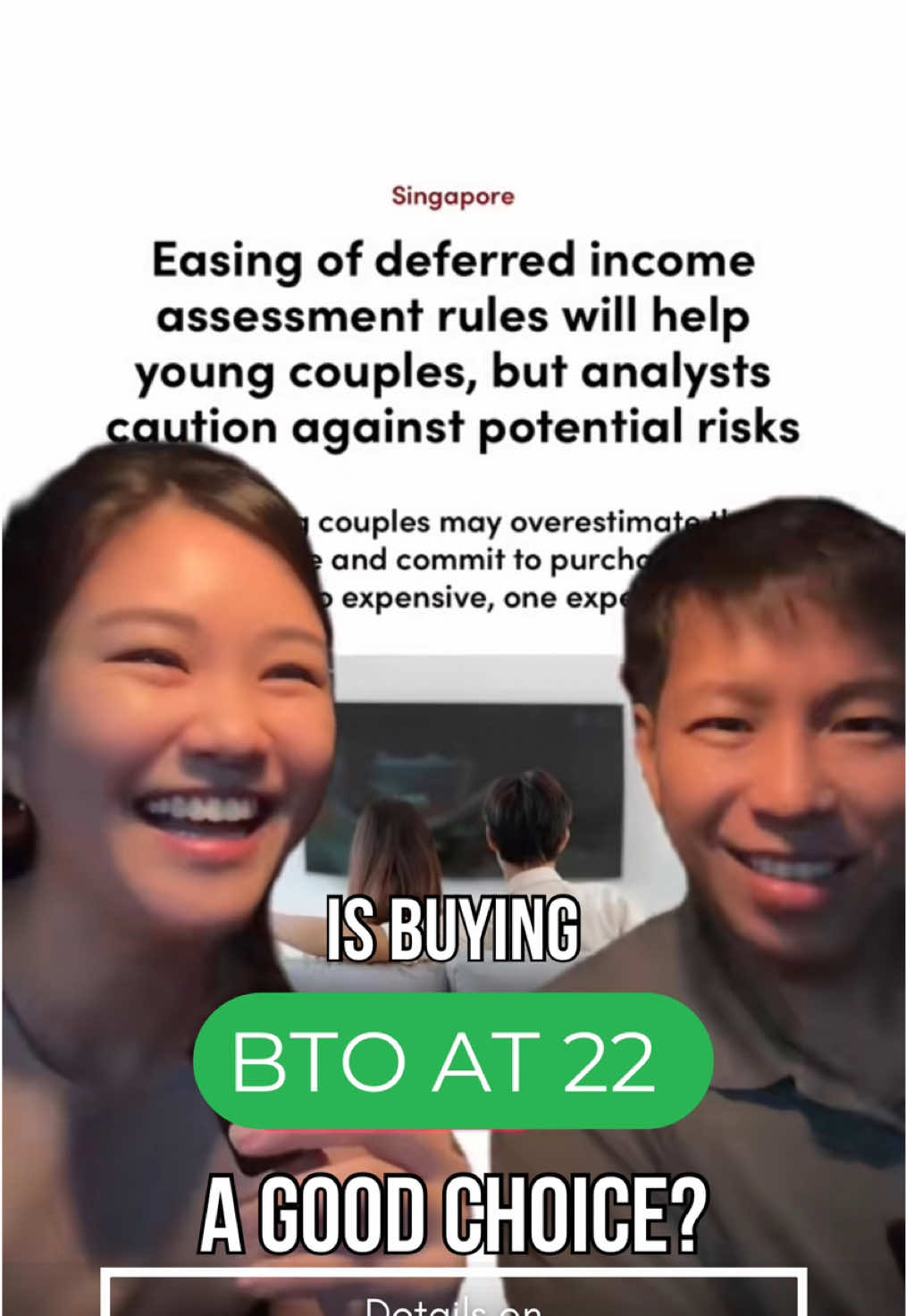 Replying to @Jing Min ⛰️ • outdoorsy life  TLDR: we regretted buying our BTO at 22! Your life plan in early twenties will change as you grow older! And that’s okay! #hdb #bto #parenting 