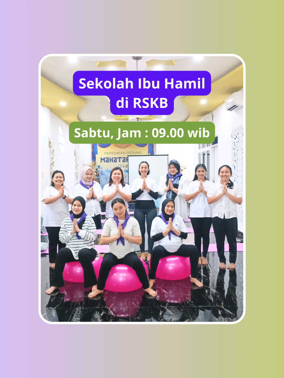 Sekolah Ibu Hamil RSKB Hai bunda happy holiday ..  Sampai bertemu kembali di kelas bulan April ..  Nah di kelas bulan depan ada banyak pembahasan menarik loh.. Seputar kehamilan dan persalinan.  Jangan sampai ketinggalan ya bun, bunda boleh ikut kelas mulai dari usia kehamilan 16 minggu ya bun. Agar selama kehamilan bunda semakin happy dan semakin percaya diri untuk persalinan yang nyaman, tenang dan minim trauma.  Yukk bun tunggu apa lagi daftar segera ya.. Reservasi :  📞0822 7647 7686 📍Rumah Sehat Kasih Bunda, jln jamin Ginting 13,5 perumahan wesley residence no B1-B2 #metime#metimedirskb #medanviral #medan #rumahsehatkasihbunda #tarianpersalinan #ibuhamilmedan #melahirkannormal #klinikbersalinmedan #lahirnyaman #yogahamilmedan #gentlebirthmedan #babymassagemedan #hypnobirthingmedan #hamilnyaman  #kelasibuhamil #senamhamilmedan #pijatbayimedan #persalinannormal  #bidanmedan #bidanedukasi #bidanjojo @Sekolah Ibu Hamil @seru sehat 