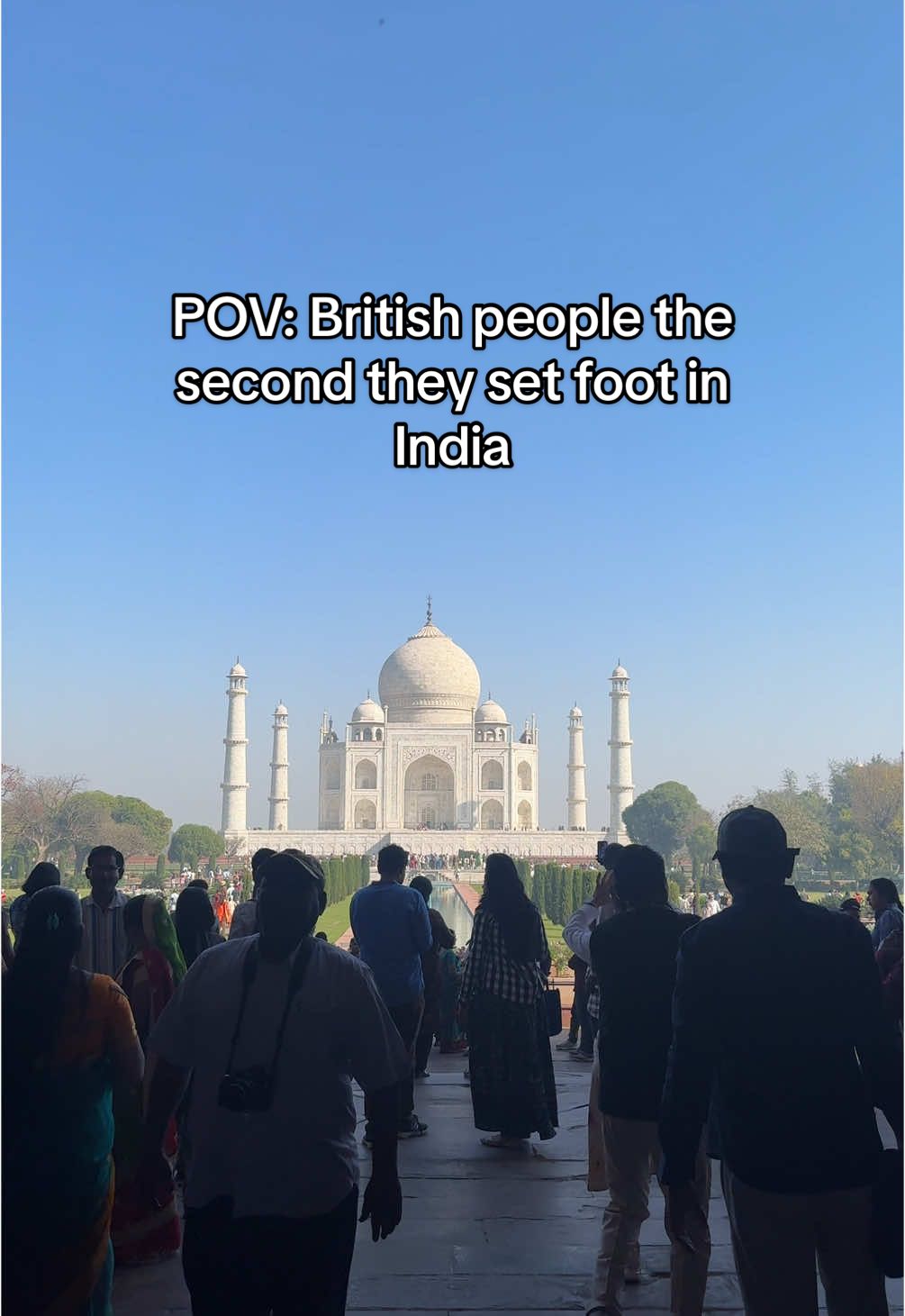 Couldn’t skip out on it 💅🏼 #tajmahal #taj #uk #british #girl #relatable #relatablegirl