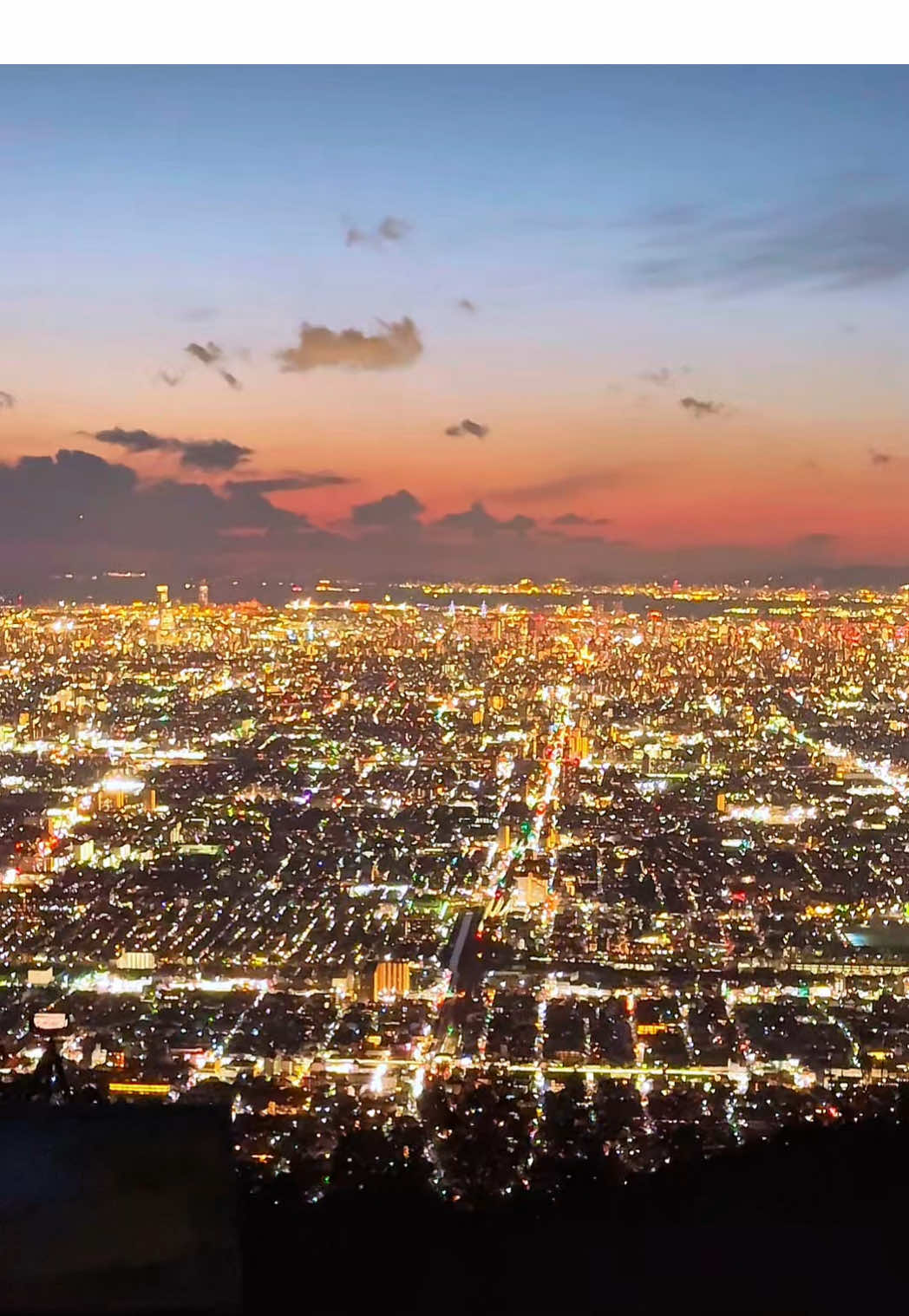 これが大阪No.1の夜景🌃 眼下に広がる光の世界はまるで「宝石箱」 #日本 #JAPAN #大阪 #夜景 #絶景 #おすすめ 