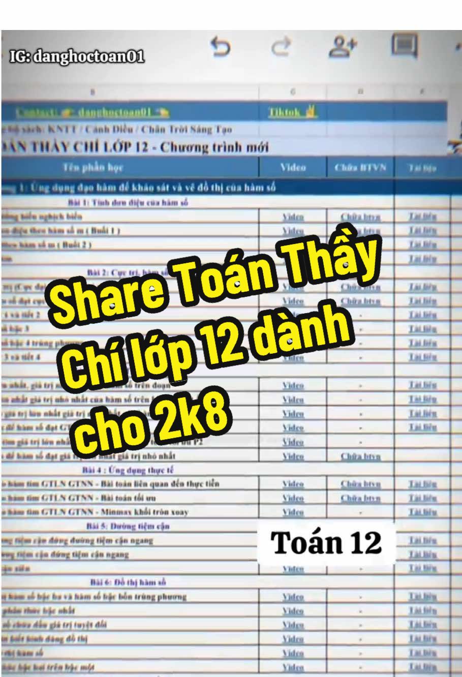 Share Toán thầy Chí Toán 12 dành cho 2k8 - 30 
 #viral #toán12 #thpt2026 #2k8 #sharekhoahoc #xuhuong #khoadrive #thinhhanh #fyp #hoctoan #LearnOnTikTok #share #xps #chuongtrinhmoi #study 
 #luyenthidaihoc #hoctap #khoahoc2k8 #2k8xps #onthithptqg 