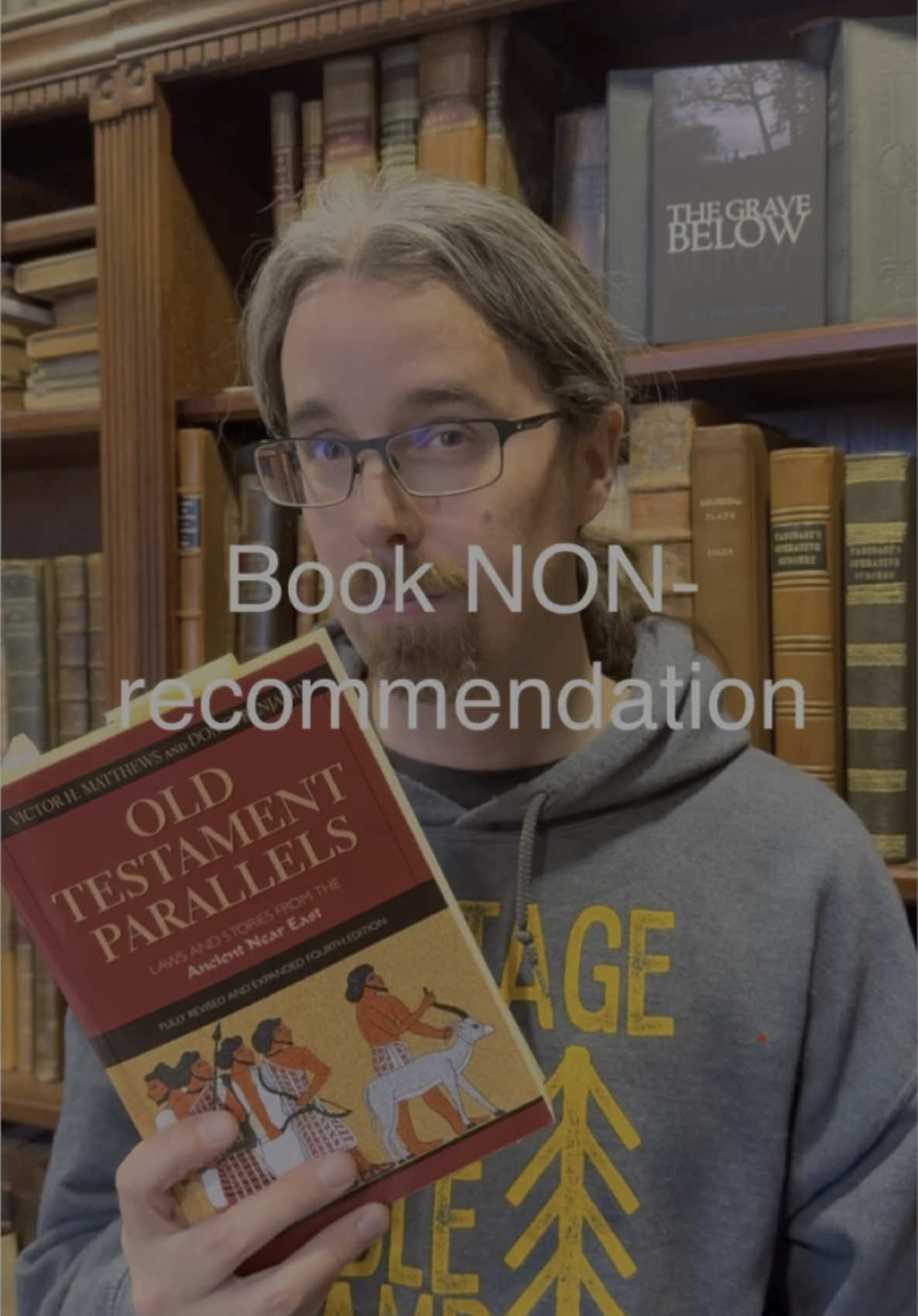 I haven’t done this before, but in my recent series of book recommendations, it seemed smart to also caution readers against some books as well. Books cost money. If I can help prevent people from wasting some of theirs, then then I count that as a success. Honestly, if this book passes for scholarship in certain circles, I’m so glad I’m a forensic pathologist. Coincidence is not parallelism in my field. #book #books #bible #theology #religion #ancient #ancienthistory #ancientneareast #neareast #christian #christianity #oldtestament #judaism #israel #egypt #egyptian #babylon #assyrian #archaeology #reading #BookTok #recommendations #advice #academia #translation 