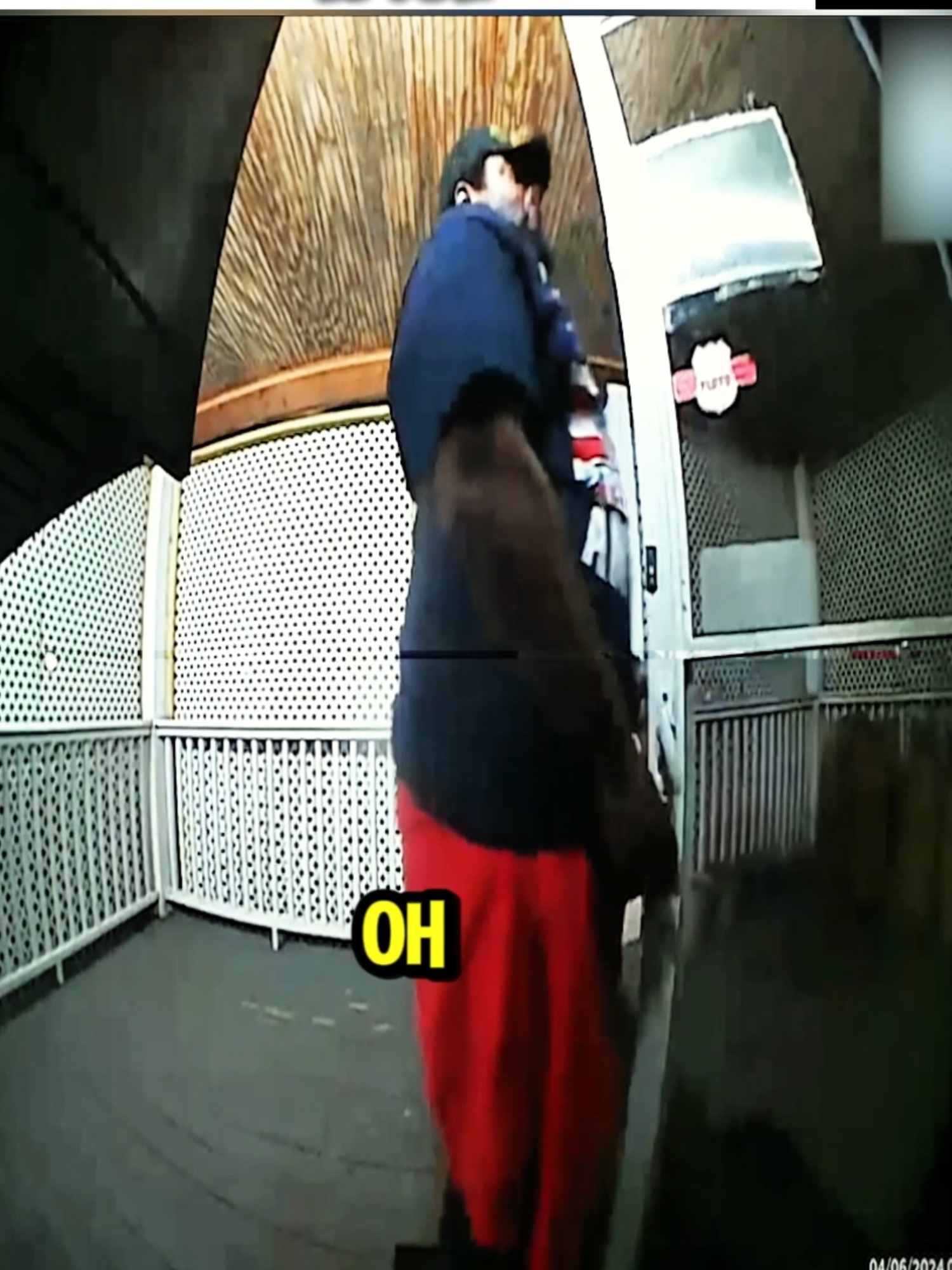 Part 4 #doorbellcamera #caughtoncamera #doorbell #ringcamera #creepyvideos #cameracontrol #camera #ringdoorbell #camerafootage #scary #scarytiktoks #fyp #creepy