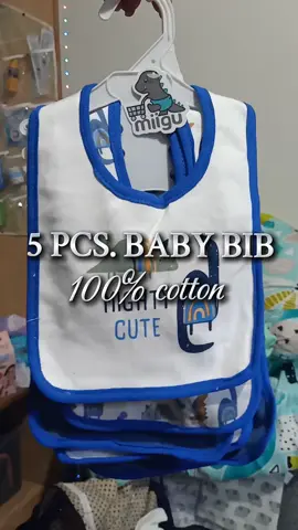 Grabe di ako nagsisisi na nagpabudol ako dito. 100% cotton na 5pcs. pa. 🥰 #sulitbundle #babybib #migu #bib #cotton #babyproduct  #fyp 