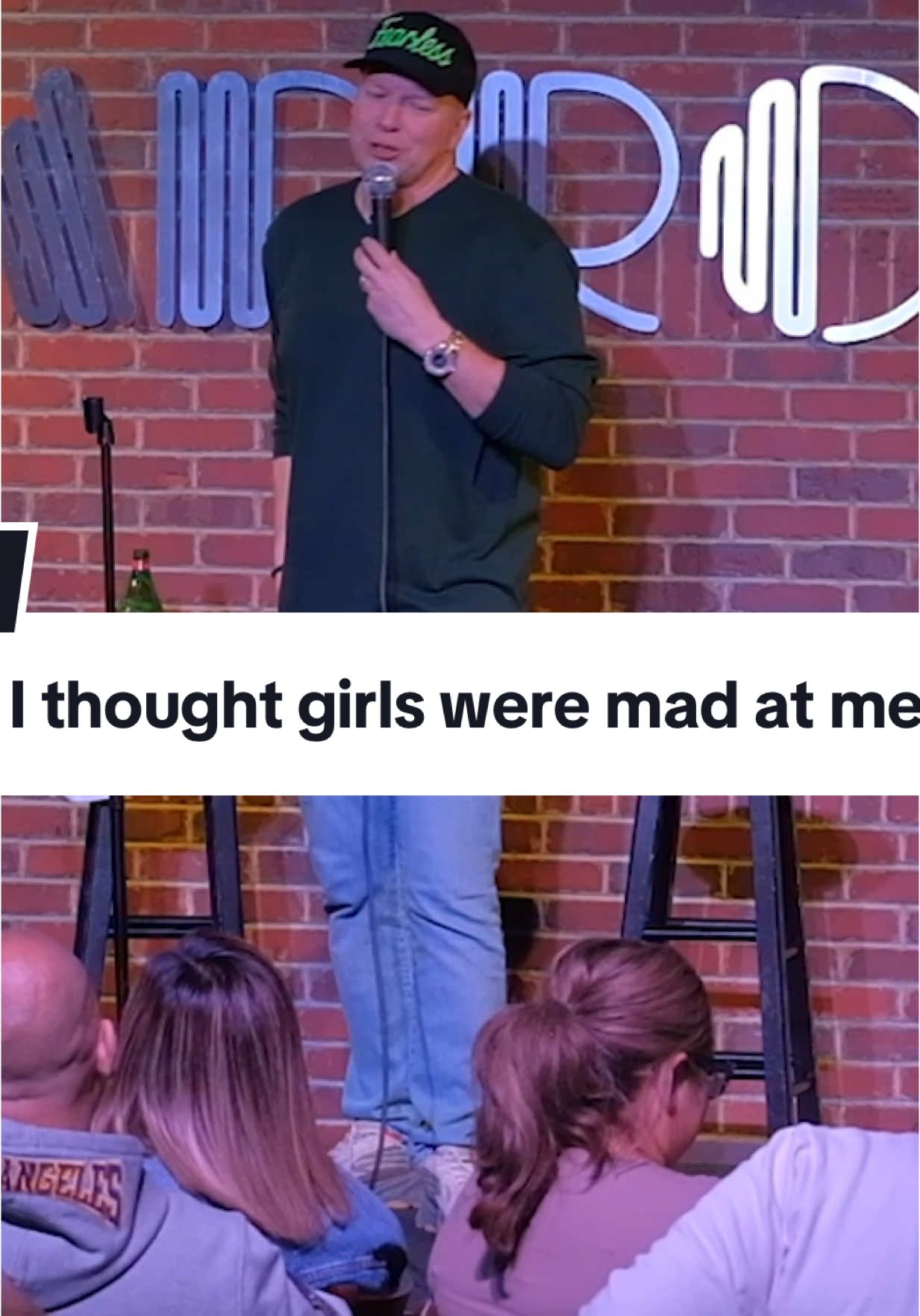 I thought these girls walked out my show cause they were offended. I was wrong they came back. #GaryOwen #StandUp #Girls