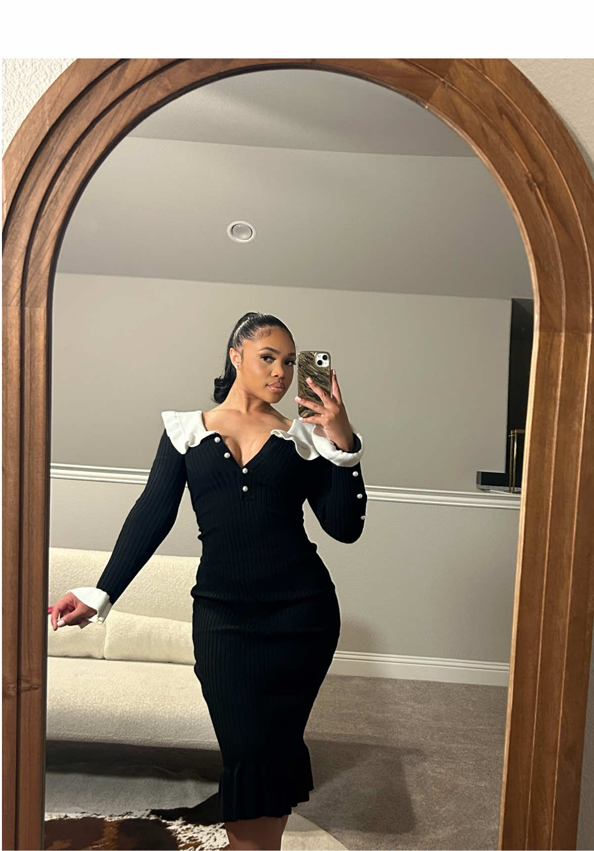 This dress was perfect  👩🏽‍🍳🎀🖤