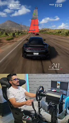 Porsche 911 Turbo S rasga o asfalto em alta velocidade no Forza Horizon 5! 🚀 #viral_video #forzahorizon5 #gaming #porsche #forza 
