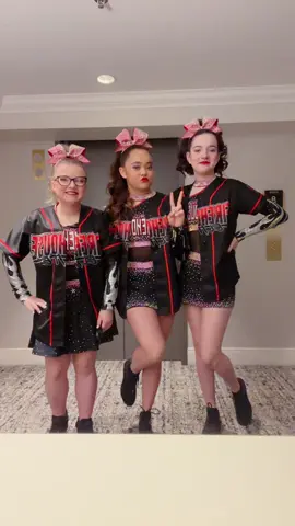 Day 1! ❤️🖤 #oneup #cheercompetition #cheercomp 