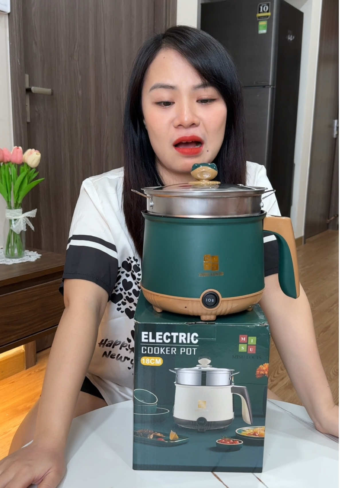 Trả lời @Hằng Mét 45 Nồi lẩu điện mini ca lẩu đa năng #noilaudien #noilaumini #noilauminidanang 