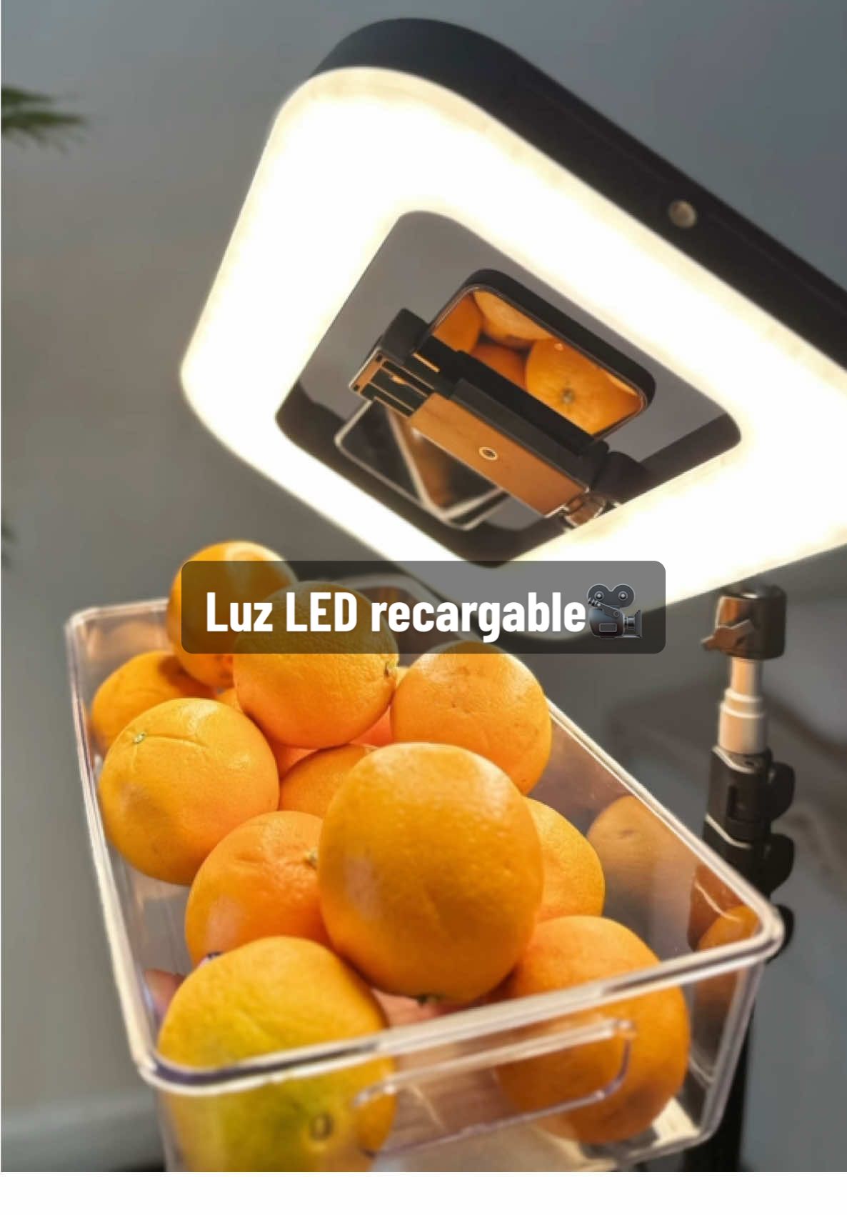 Simplemente, ¡amo este soporte de luz! Es perfecto para grabar todo con la mejor iluminación. 🌟 #ringlight #livestreaming #filming  #phonestand #creatortools #selfielight 