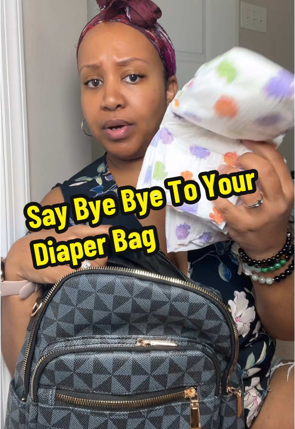 #momsover30 #millennialmom #blackmomsoftiktok #toddlermom #momof3 #parents #diaperbag 