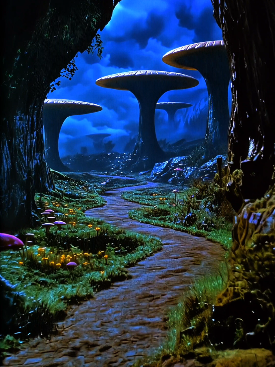 Moonlit Realm #darkfantasy #fantasy #nostalgia #nostalgic #dreamcore #fyp #foryoupage  #ai #aiart #midjourney 