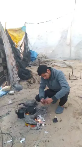 This is our situation in the tents⛺💔, I beg you to help my orphaned family with your kindness and support, even if it is a few dollars. The donation link is in my bio. #fyp #explore #viral