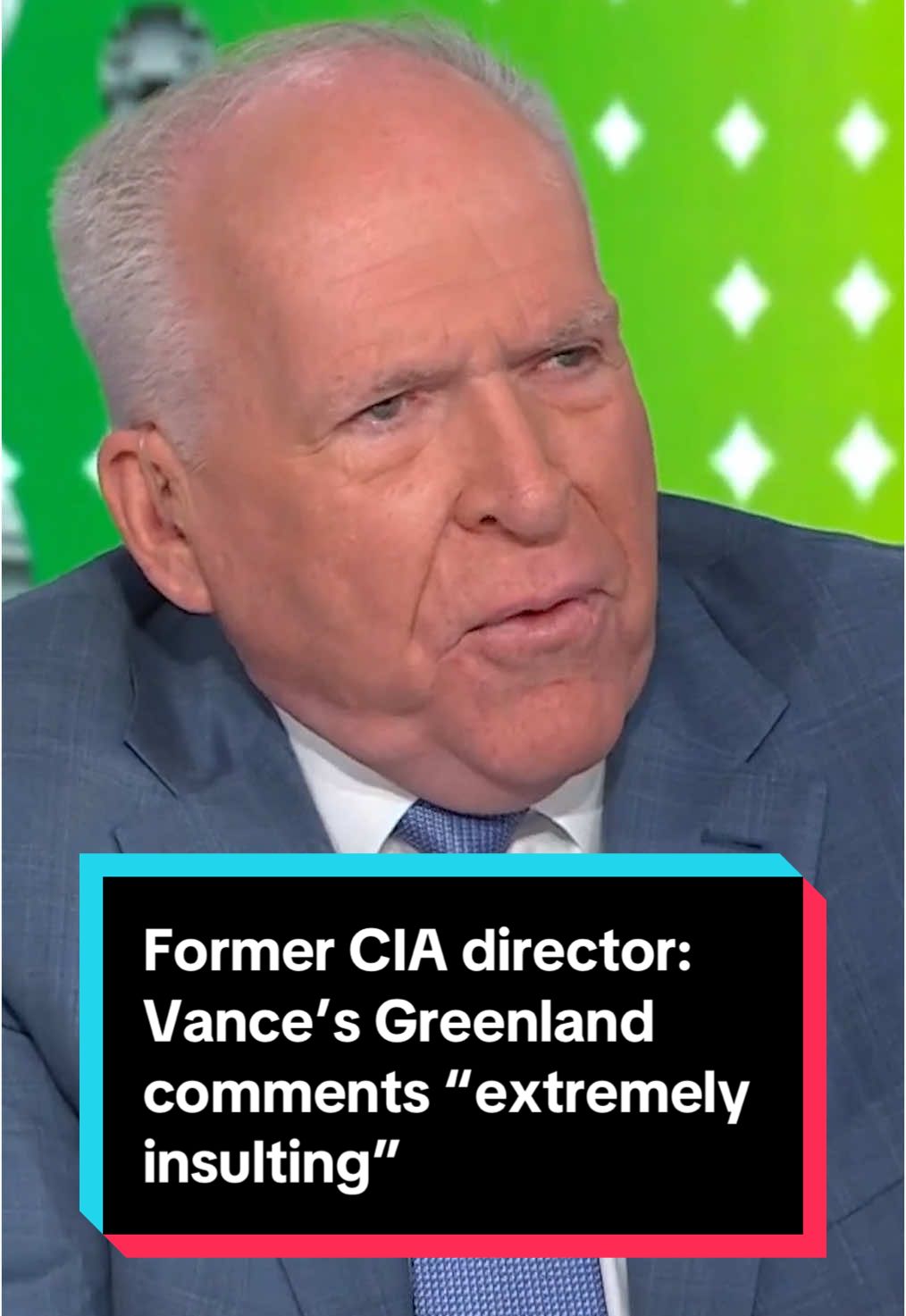 John Brennan, former CIA director under former President Obama, says Vice President JD Vance's comments about Greenland are 