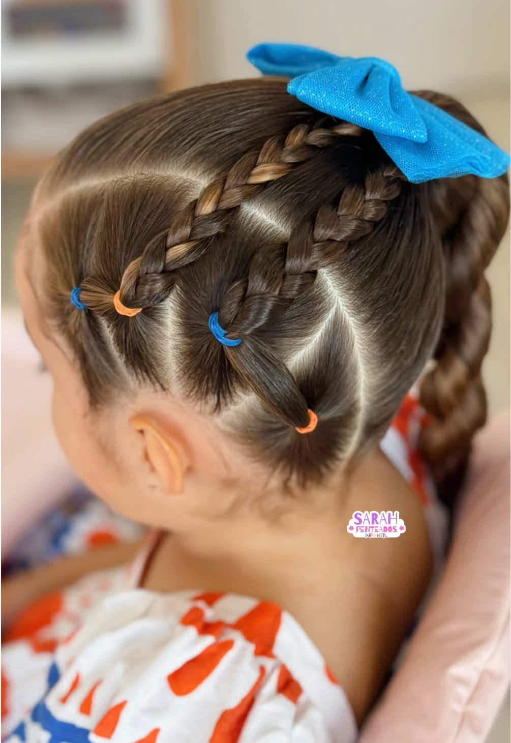 Penteado infantil do dia 🫶🏼 Salva e compartilha essa inspiração 🥰 #penteadoinfantil #penteadosfaceis #penteadosimples #peinados #peinadosfaciles 