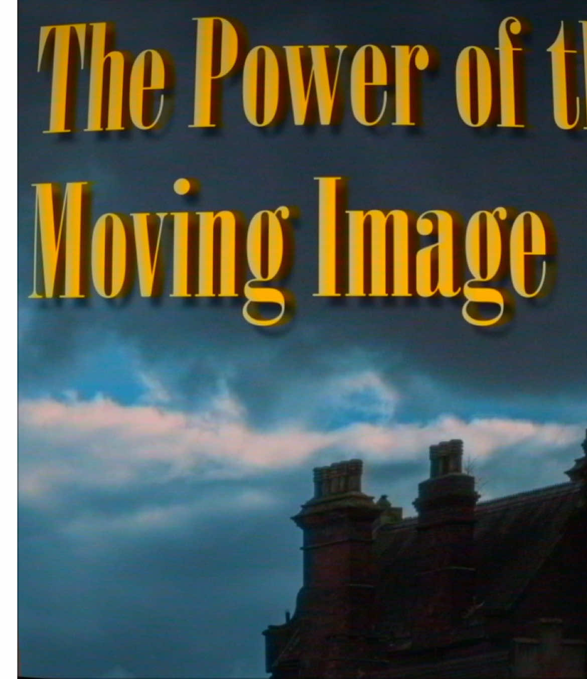 THE POWER OF THE MOVING IMAGE A new series I’m making coming soon at some point…  #thepowerofthemovingimage #INTERVIEW #series #video #photography #tryingsomethingnew 