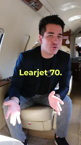 Kolin breaks down what the Learjet 70 is notorious for. #FlyAmalfi #PrivateJet #Travel