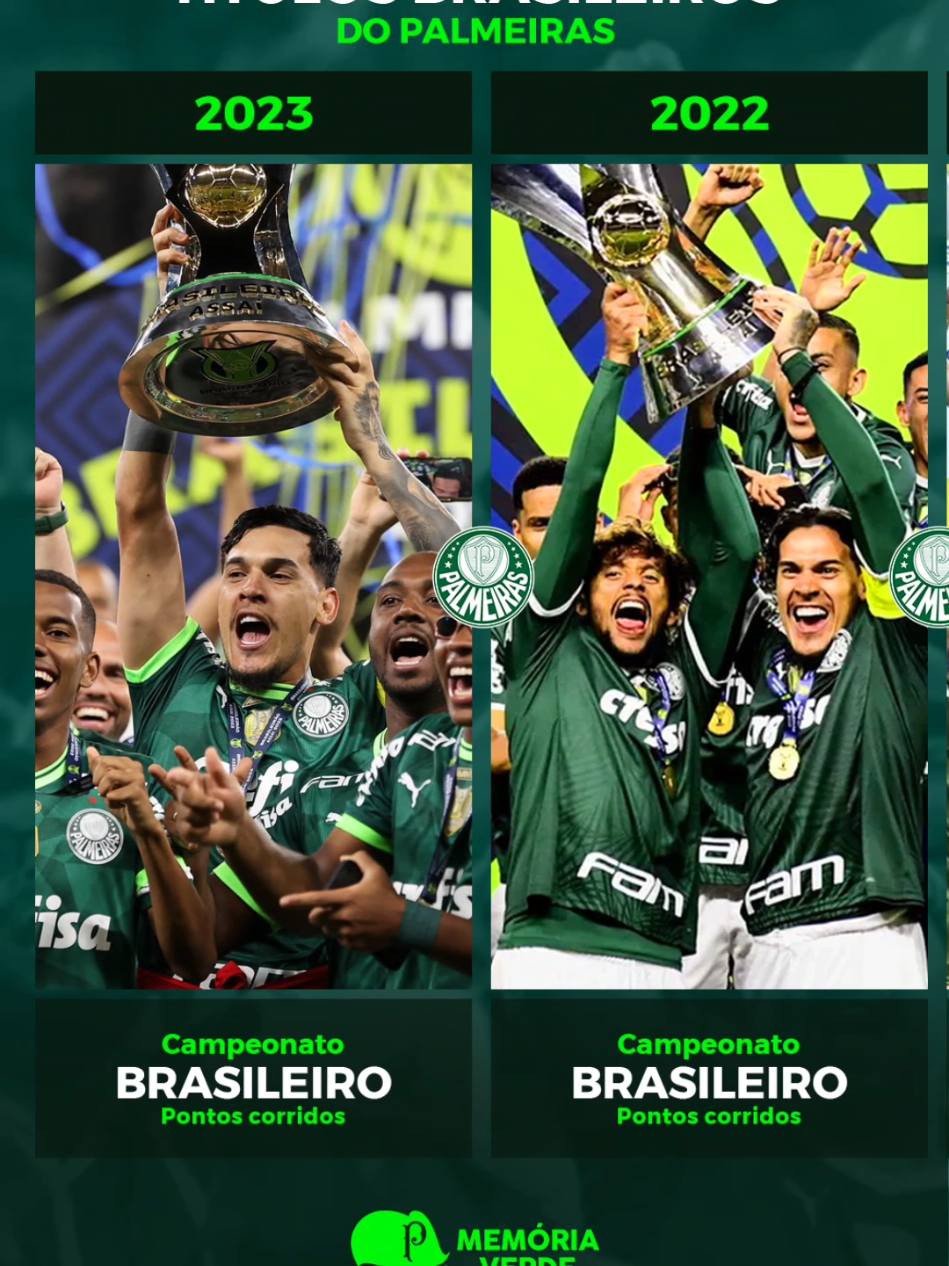 REI DO BRASILEIRÃO 🏆🇧🇷 - Vai começar o Brasileirão e vamos ver todos os 12 títulos que o Palmeiras ganhou, assim sendo o maior campeão do torneio. - Acredita no título brasileiro deste ano para o Verdão? 🤔 - - Gostou do conteúdo? Curta, comenta, compartilhe e siga nossa página 👈  - - - #palmeiras #brasileirão #maiorcampeãodobrasil #verdão #allianzparque #avantipalestra #cbf #futebolbrasileiro #sep #palmeirense 